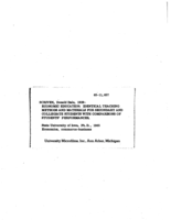 Economic education: identical teaching methods and materials for secondary and collegiate students with comparisons of students' performances