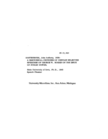A rhetorical criticism of certain selected speeches of George W. Norris on the issue of public power