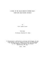 A study of the relationships between self-views and role-taking accuracy