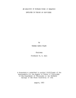An analysis of centain[sic] forms of negation employed in theory of knowledge