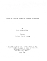 Social and political concepts in the works of Arno Holz