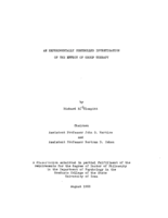 An experimentally controlled investigation of the effect of group therapy