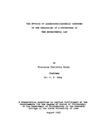 The effects of adrenocorticosteroid hormones on the metabolism of L-tryptophan in the experimental rat