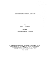 Anglo-Saxonism in America, 1880-1898