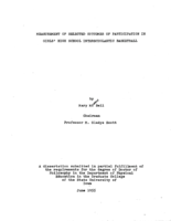 Measurement of selected outcomes of participation in girls' high school interscholastic basketball