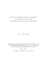 Sources of development funds for Latin America with reference to the proposed Inter-American bank for economic development
