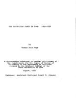 The Republican party in Iowa: 1946-1956