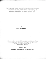Performance in paired-associates learning as a function of achievement imagery, motivational instructions, and degree of competition of verbal learning list