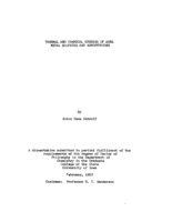 Thermal and chemical studies of some metal sulfates and borohydrides