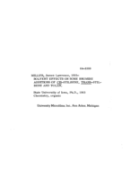 Solvent effects on some bromine additions of cis-stilbene, trans-stilbene and tolan