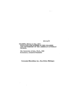 Education for business in the colleges and universities of the American Lutheran Church