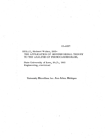 The application of modern signal theory to the analysis of phonocardiograms