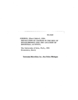 Implication of changes in the size of establishment for the location of industrial activity
