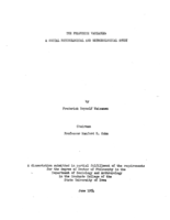 The prejudice variable: a social psychological and methodological study