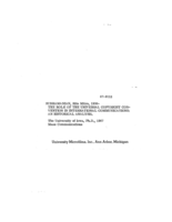 The role of the universal copyright convention in international communications: an historical analysis