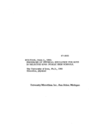 Programs of physical education for boys in selected Iowa public high schools