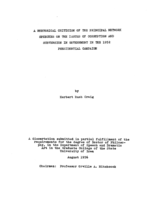 A rhetorical criticism of the principal network speeches on the issues of corruption and subversion in government in the 1952 presidential campaign