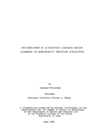 The development of an electronic luminance reading lightmeter for monochromatic television applications