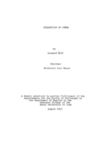 Collection of poems