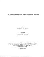 The approximate solution of integro-differential equations