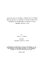 Analytical study of problems of teacher-coach in development and promotion of programs of physical education and intramural and interscholastic athletics in public secondary schools of Iowa