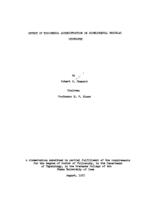 Effect of tocopherol administration on experimental muscular dystrophy