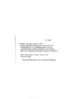 Some pharmacological aspects of systemically administered anesthetics with particular reference to their anticonvulsant activity