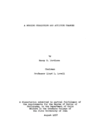 A nursing curriculum and attitude changes