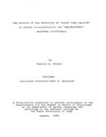 The effects of the reduction of "short time fatigue" on special intelligibility for "perceptively" deafened individuals