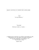 Elastic scattering of protons from lithium seven
