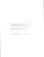 A tissue culture study of certain members of the Apocynaceae