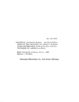 An investigation of the method of direct magnitude-estimation for scaling defectiveness of articulation
