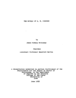 The novels of E.M. Forster