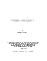 Quality control: A study of its uses and techniques in office management