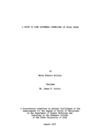 A study of some laryngeal correlates of vocal pitch