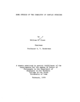 Some studies of the chemistry of complex hydrides