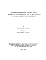 A survey of the advertising acceptance policies and practices of a representative group of daily newpapers[sic] of general circulation in the United States