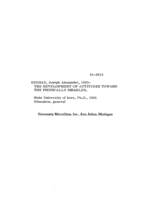 The development of attitudes toward the physically disabled