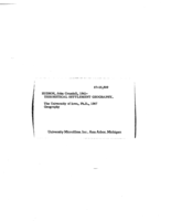 Theoretical settlement geography