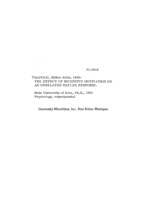 The effect of incentive motivation on an unrelated reflex response