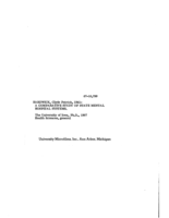 A comparative study of mental hospital systems
