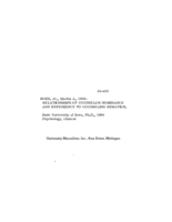 Relationships of counselor dominance and experience to counseling behavior