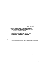 An analysis of the dividend policies of selected American corporations