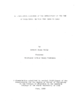 An historical analysis of the development of the use of collateral reading from 1900 to 1950