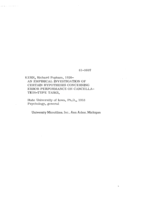 An empirical investigation of certain hypotheses concerning error performance on cancellation-type tasks
