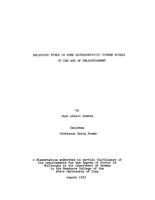Religious types in some representative German novels of the Age of Enlightenment