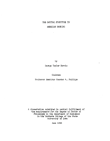 The capital structure in American banking
