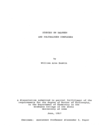 Studies on halogen and polyhalogen complexes