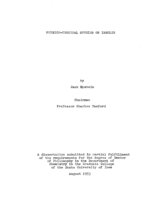 Physico-chemical studies on insulin