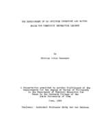 The development of an aptitude inventory and rating scale for community recreation leaders